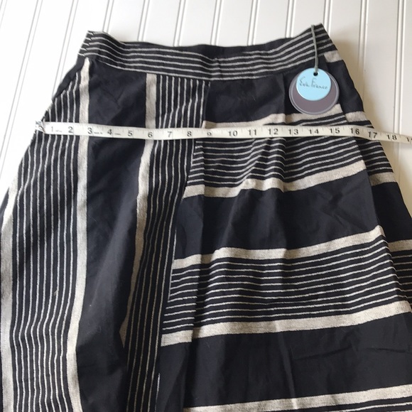 Anthropologie Eva Franco skirt black cream NWT - Picture 12 of 12